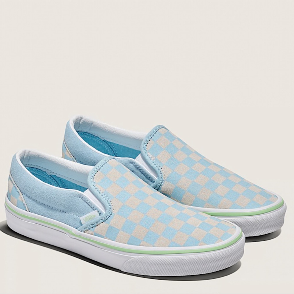 Vans Classic Suede Checkered Slip On Shoe - Picture 7 of 7